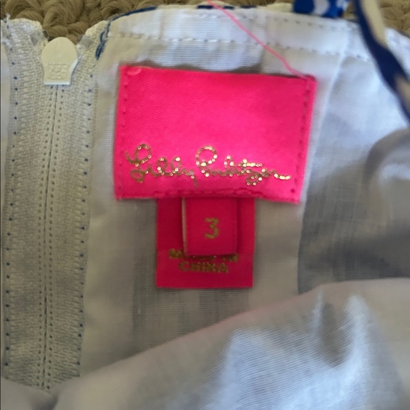 Lilly Pulitzer Blue and White Dress - Picture 2 of 5